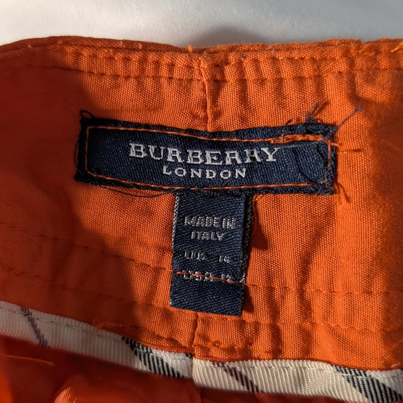 Burberry Orange Straight-Leg Pants - Picture 5 of 13